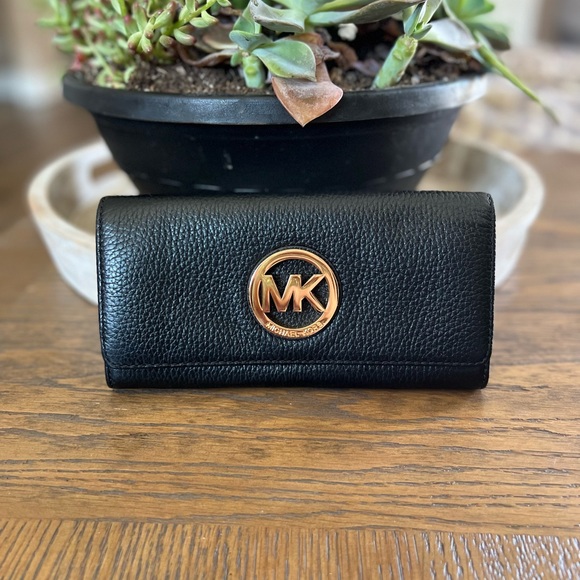 Michael Kors Collection Handbags - Michael kors black wallet